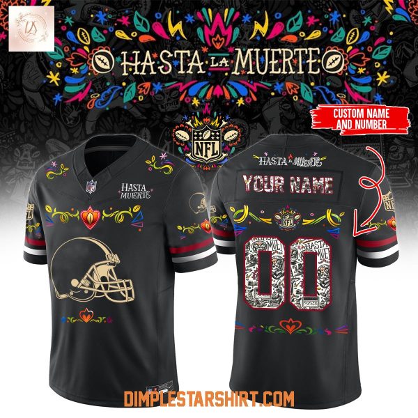 Cleveland Browns Hasta La Muerte 2025 Football Jersey