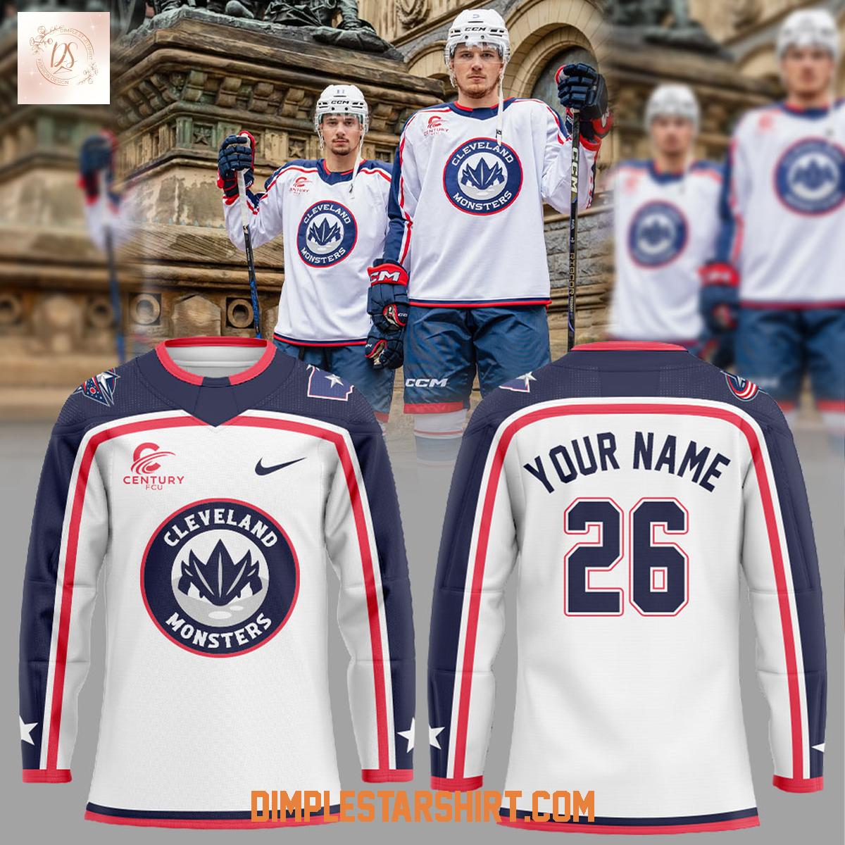Cleveland Monsters x Columbus Blue Jackets Jersey Cleveland Monsters x Columbus Blue Jackets Jersey