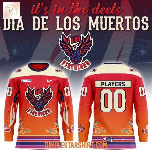 Coachella Valley Firebirds Dia De Los Muertos Hockey Jersey