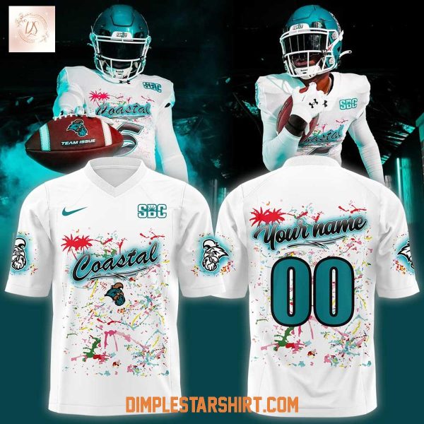 Coastal Carolina Chanticleers Glow Mod Activated 2025 Football Jersey