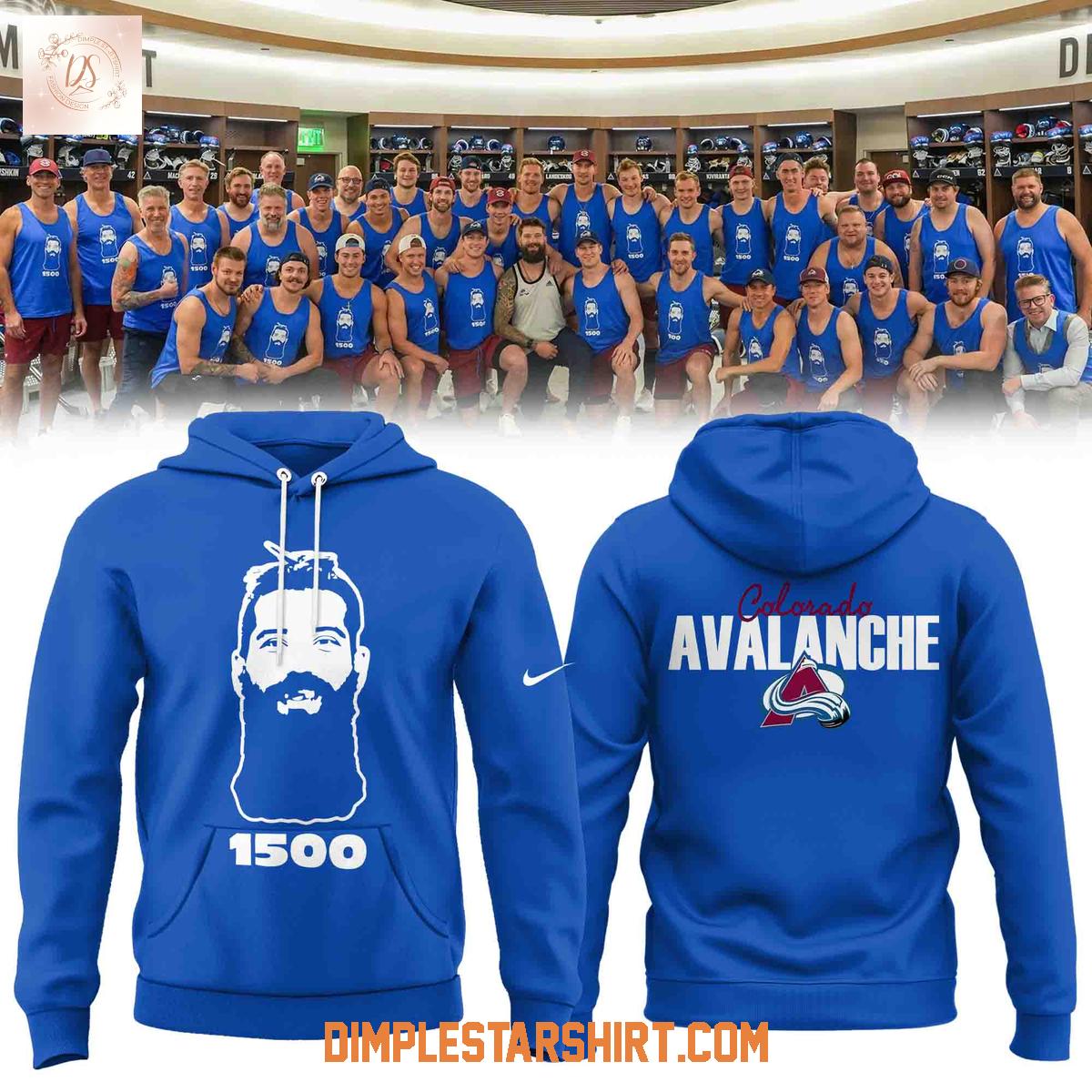 Colorado Avalanche 1500th Anniversary Burnzie Commemorative Hoodie Shirt Colorado Avalanche 1500th Anniversary Burnzie Commemorative Hoodie Shirt