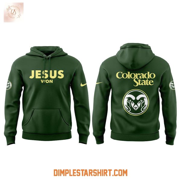 Colorado State Football Jesus Won 2025 Hoodie Shirt