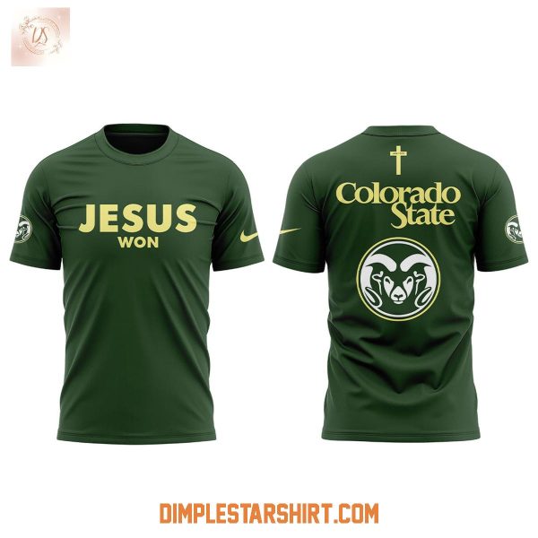 Colorado State Football Jesus Won 2025 Hoodie Shirt
