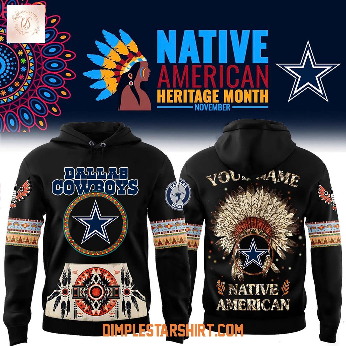 Dallas Cowboys Native American Heritage Month 2025 Hoodie Shirt Dallas Cowboys Native American Heritage Month 2025 Hoodie Shirt