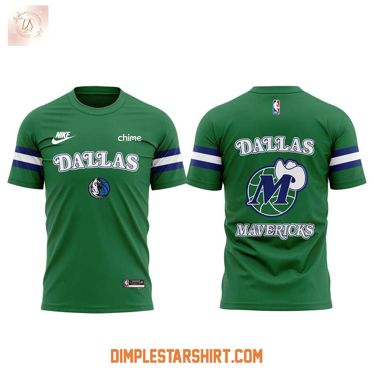 Dallas Mavericks New Green Uniform 2025 Hoodie Shirt Dallas Mavericks New Green Uniform 2025 Hoodie Shirt