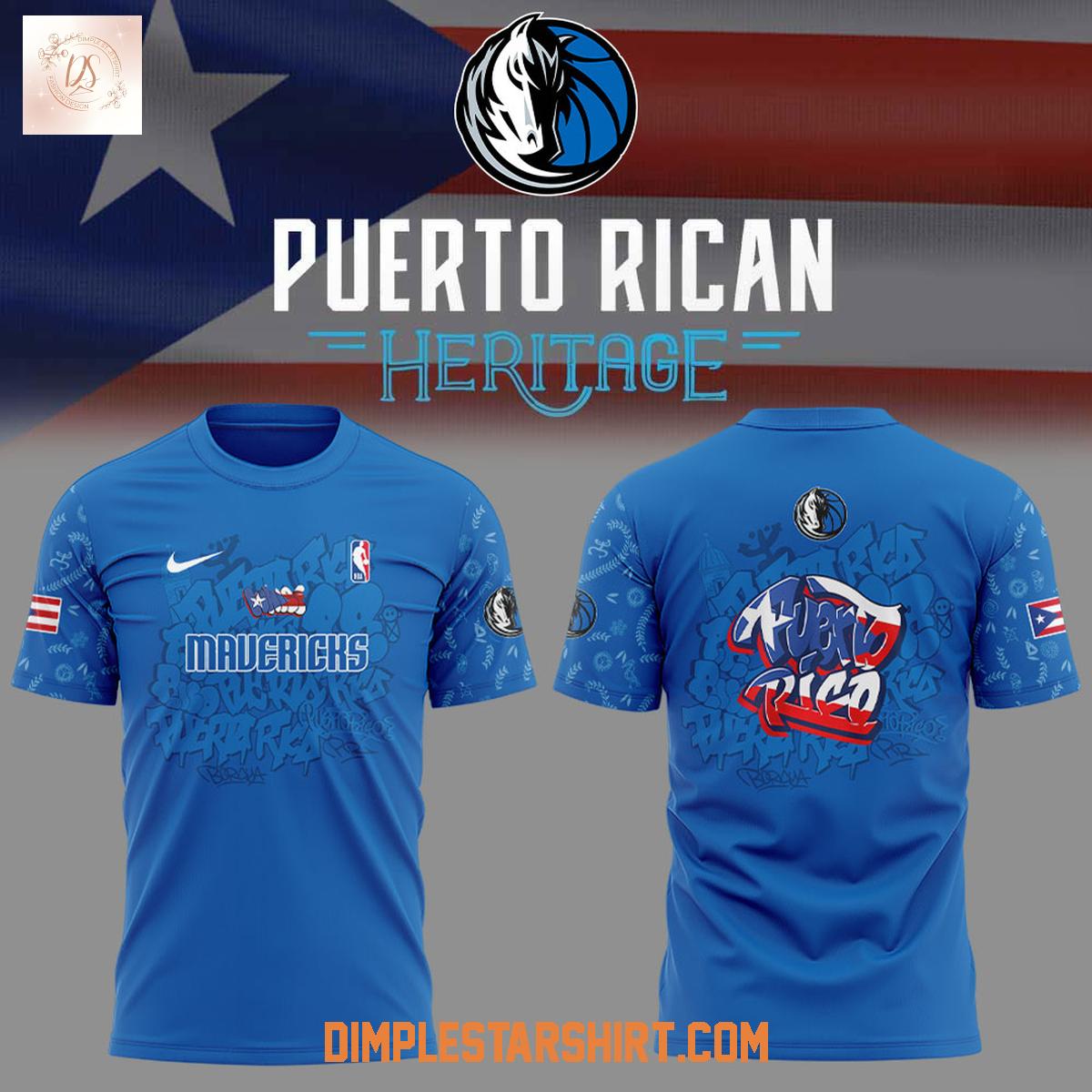 Dallas Mavericks Puerto Rican Heritage 2025 Hoodie Shirt Dallas Mavericks Puerto Rican Heritage 2025 Hoodie Shirt