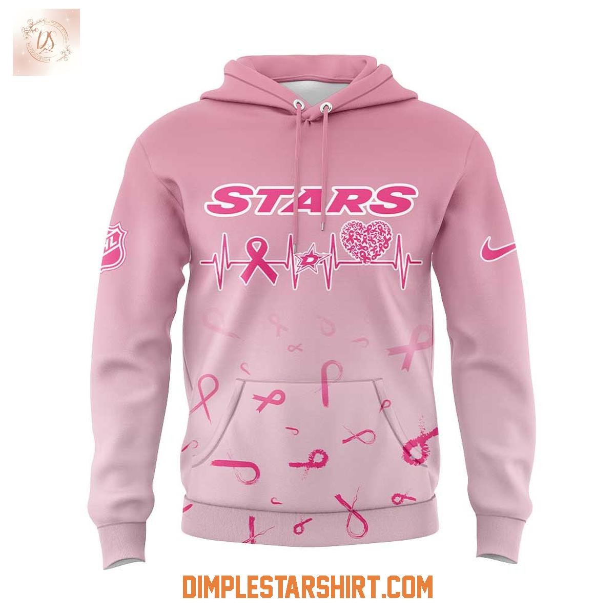 Dallas Stars Hockey Fight Cancer 2025 Hoodie Shirt Dallas Stars Hockey Fight Cancer 2025 Hoodie Shirt