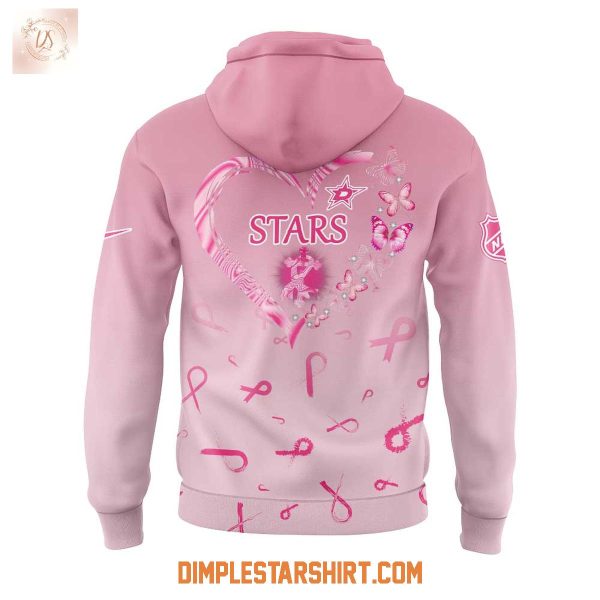 Dallas Stars Hockey Fight Cancer 2025 Hoodie Shirt