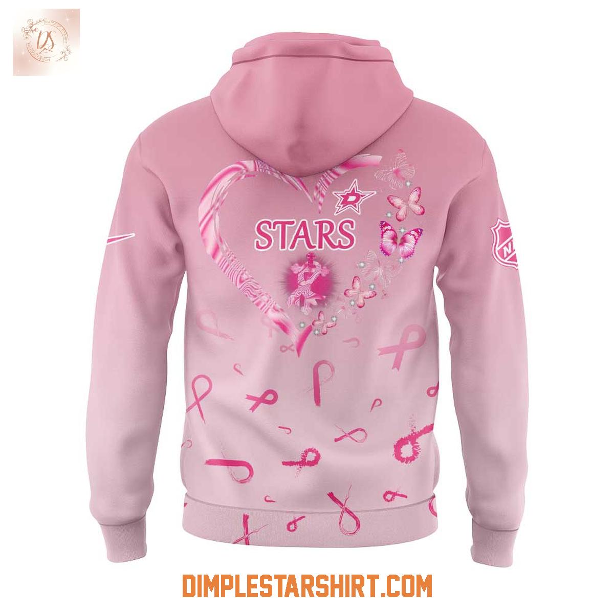 Dallas Stars Hockey Fight Cancer 2025 Hoodie Shirt Dallas Stars Hockey Fight Cancer 2025 Hoodie Shirt