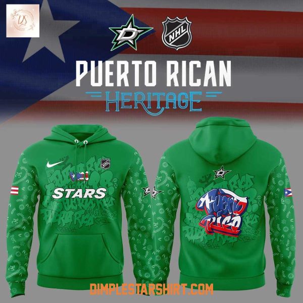 Dallas Stars Puerto Rican Heritage Hoodie Shirt