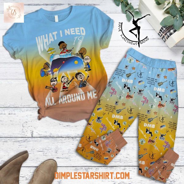 Dave Matthews Band What I Need All Around Me Pajamas Set