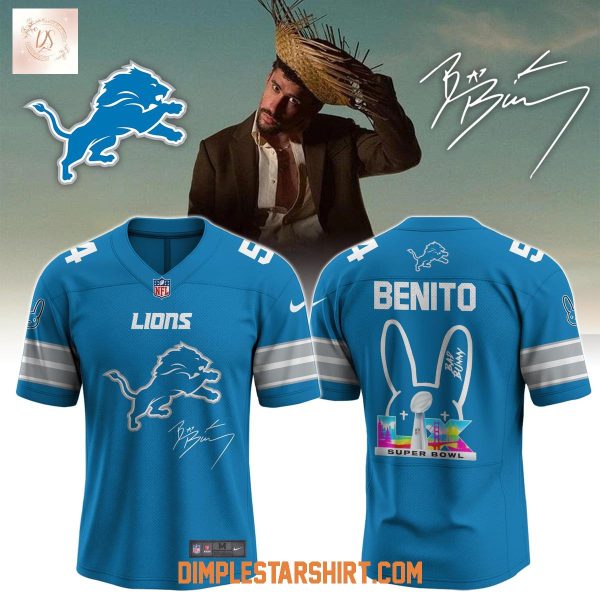 Detroit Lions x Bad Bunny 2025 Super Bowl Jersey