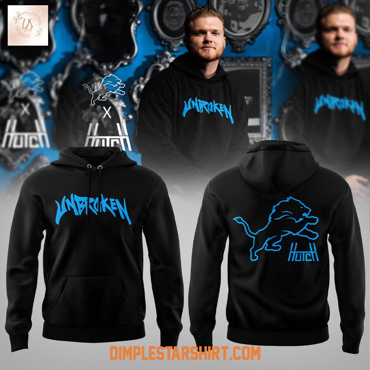 Detroit Lions x House Of Hutch Unbroken Line Drops Hoodie Shirt Detroit Lions x House Of Hutch Unbroken Line Drops Hoodie Shirt