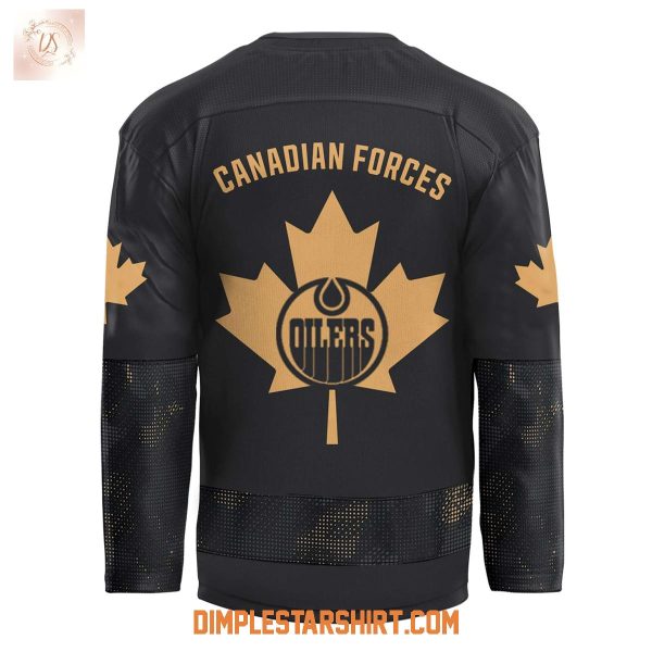 Edmonton Oilers Canadian Forces Appreciation Hockey Jersey