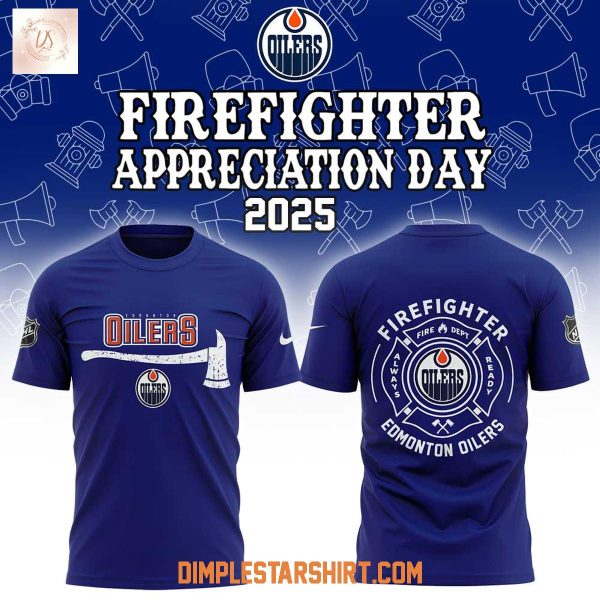 Edmonton Oilers Firefighter Application Day 2025 Hoodie Shirt