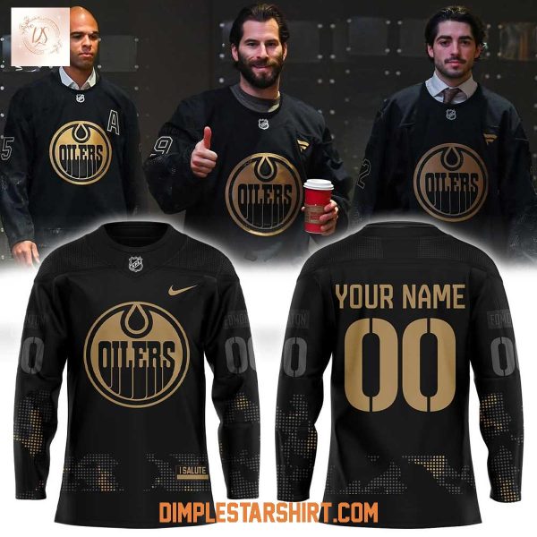 Edmonton Oilers Military Appreciation 25_26 Uniform Hockey Jersey