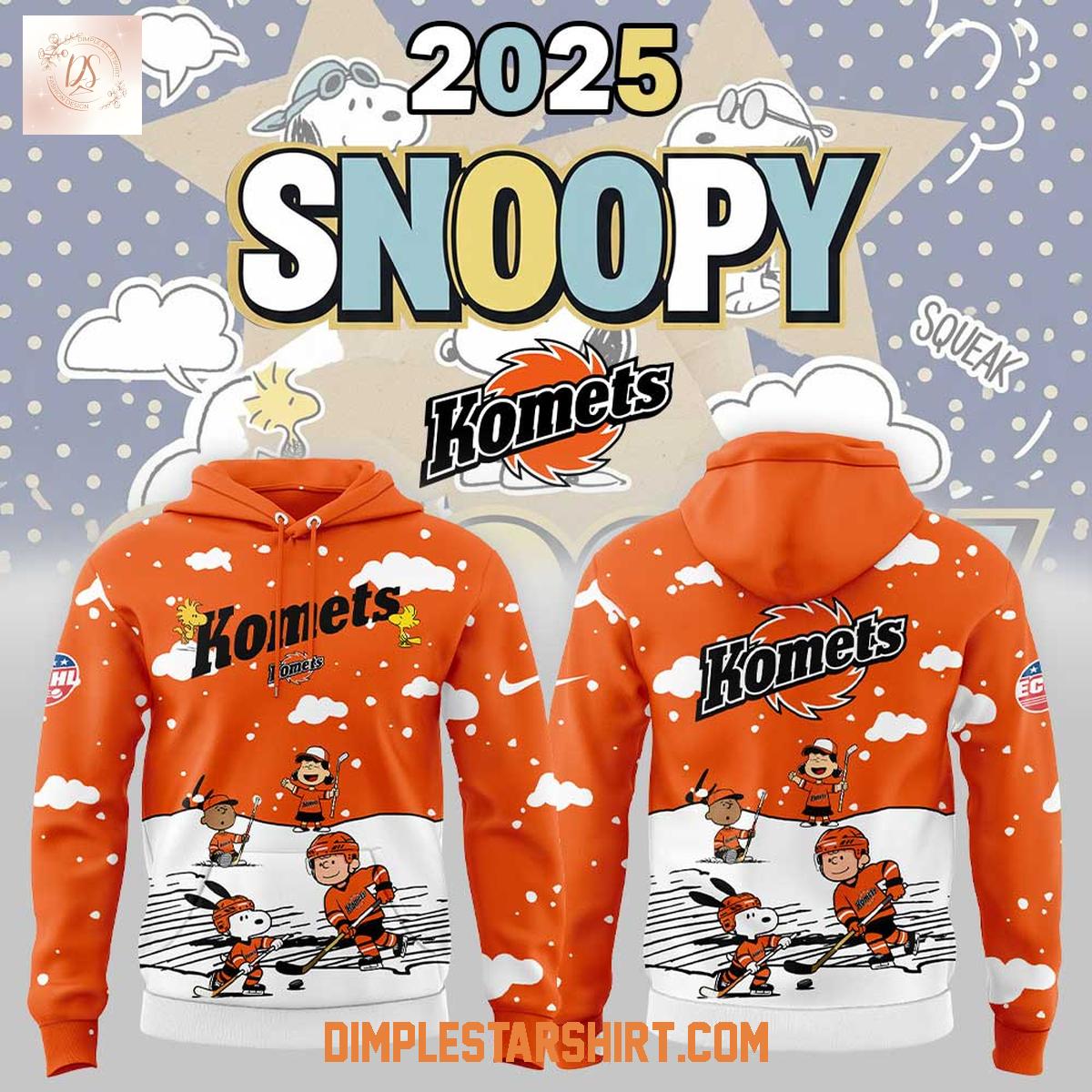 Fort Wayne Komets Snoopy And Friends 2025 Hoodie Shirt Fort Wayne Komets Snoopy And Friends 2025 Hoodie Shirt