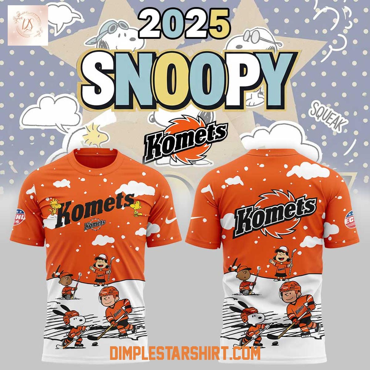 Fort Wayne Komets Snoopy And Friends 2025 Hoodie Shirt Fort Wayne Komets Snoopy And Friends 2025 Hoodie Shirt