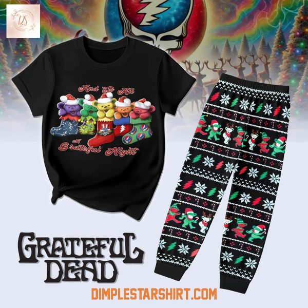 Grateful Dead Merry Christmas Pajamas Set
