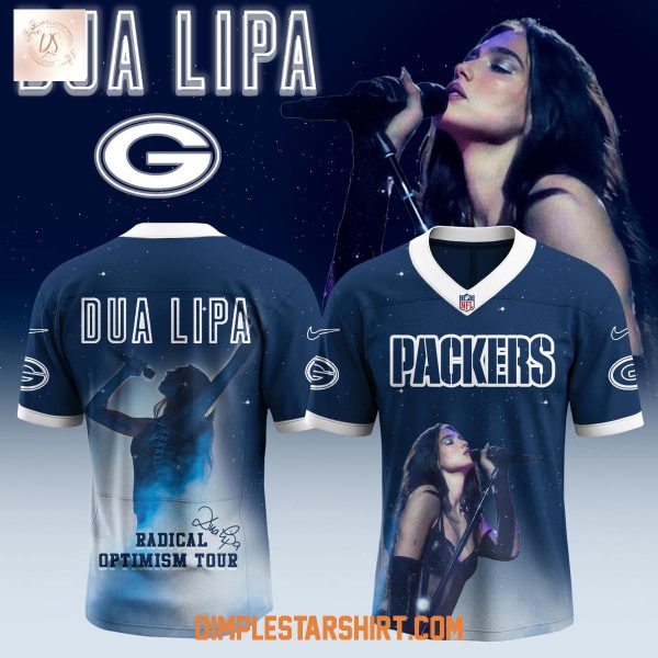 Green Bay Packers x Dua Lipa Radical Optimism Tour Football Jersey