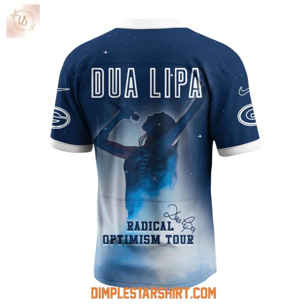 Green Bay Packers x Dua Lipa Radical Optimism Tour Football Jersey