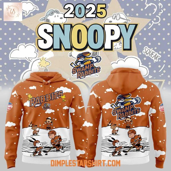 Greenville Swamp Rabbits Snoopy And Friends 2025 Hoodie Shirt