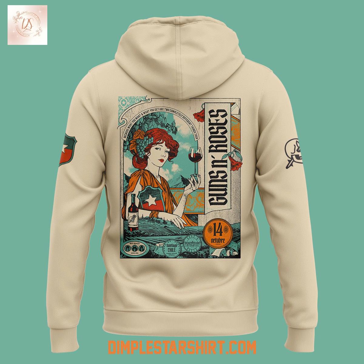 Guns N' Roses To Santiago Family 2025 Hoodie Shirt Guns N' Roses To Santiago Family 2025 Hoodie Shirt