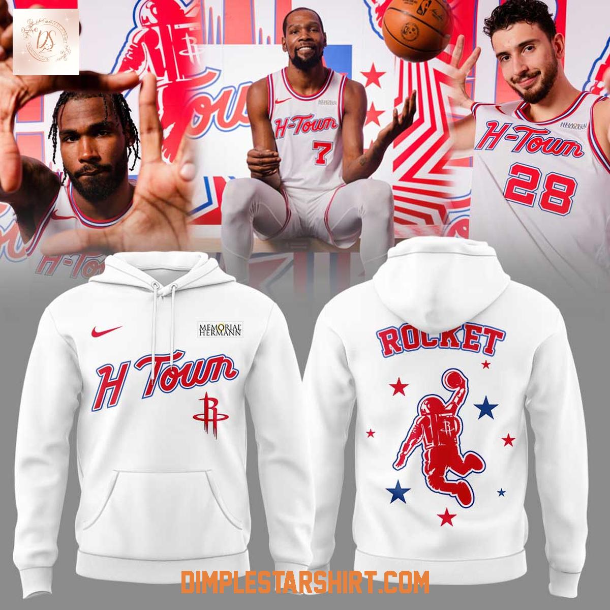 Houston Rockets The Dunkstronaut And H-Town City Hoodie Shirt Houston Rockets The Dunkstronaut And H-Town City Hoodie Shirt