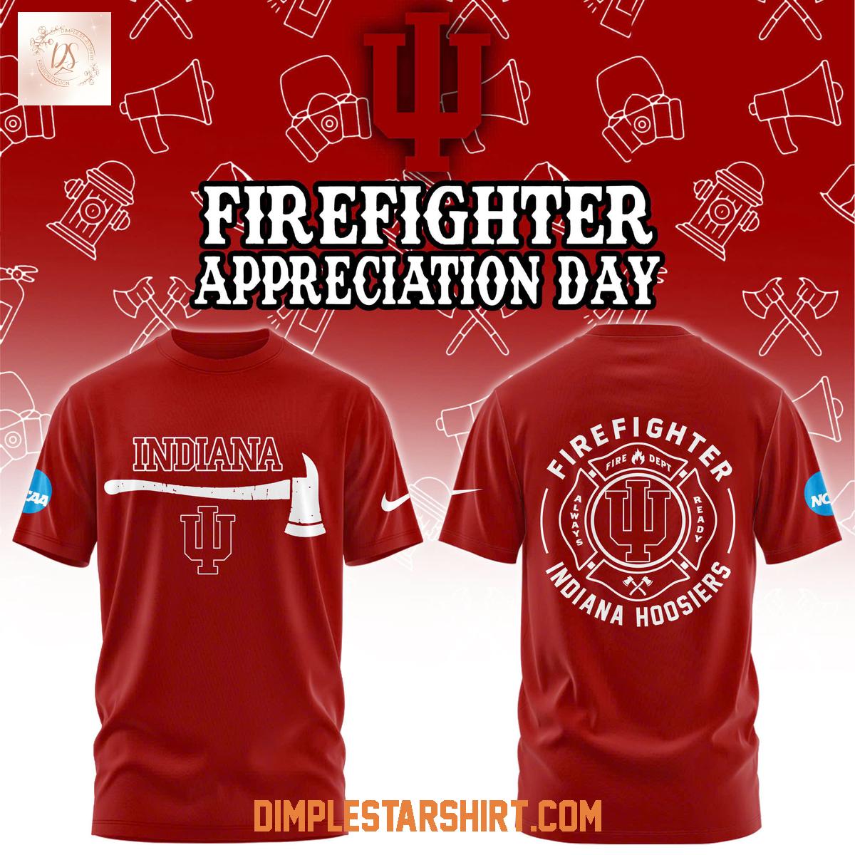 Indiana Hoosiers Firefighter Application Day 2025 Hoodie Shirt Indiana Hoosiers Firefighter Application Day 2025 Hoodie Shirt
