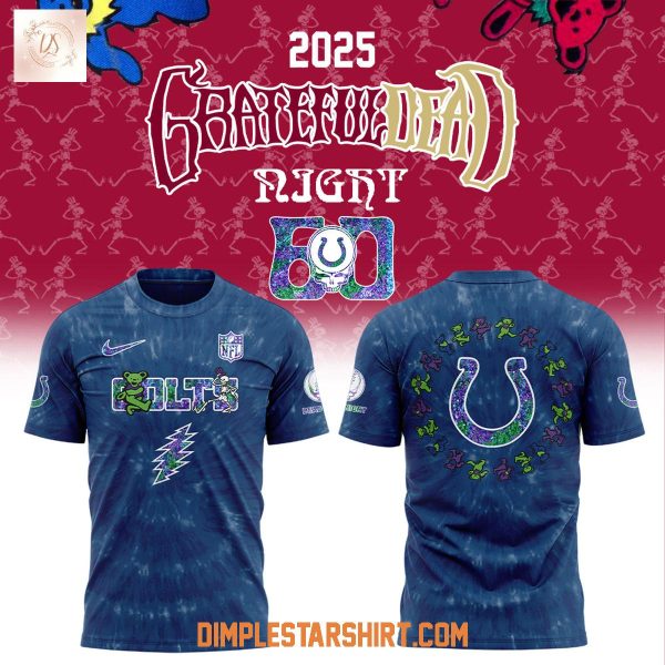 Indianapolis Colts Grateful Dead 60th Anniversary Hoodie Shirt