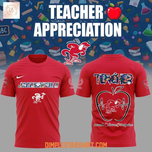 Jacksonville State Gamecocks Teachers Appreciation 2025 Hoodie Shirt
