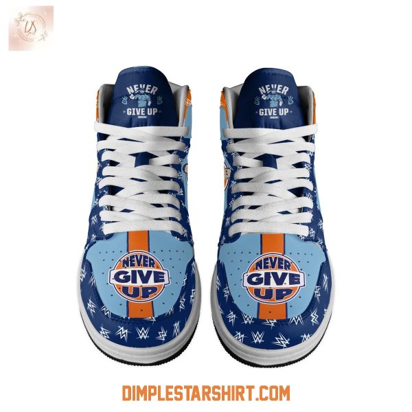 John Cena Never Give Up Air Jordan 1 Shoes