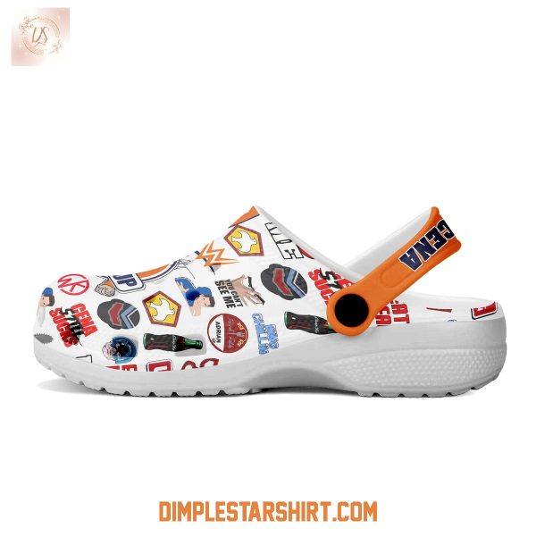 John Cena Never Give Up Clogs Crocs