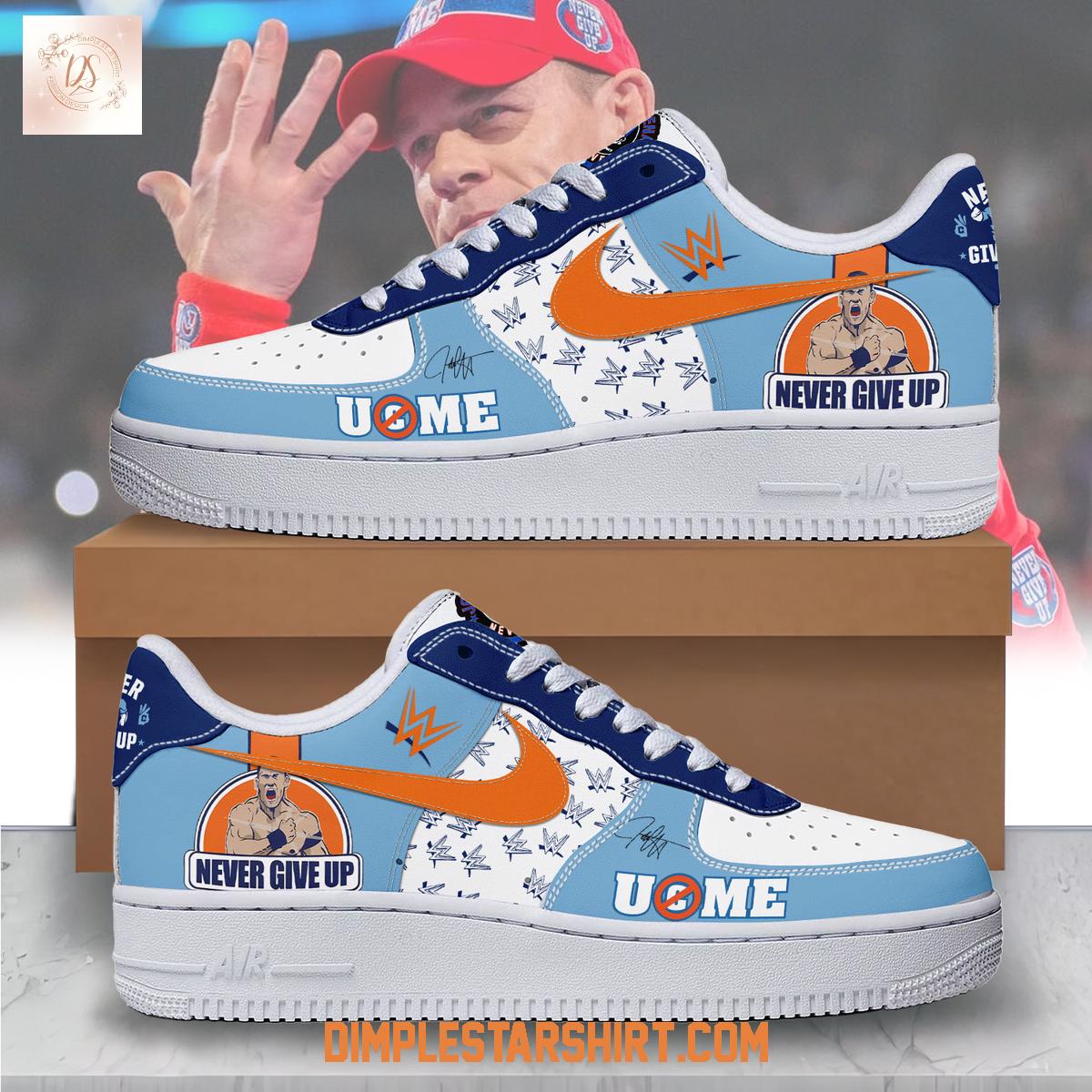 John Cena Never Give Up UCME Air Force 1 Shoes John Cena Never Give Up UCME Air Force 1 Shoes