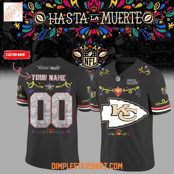 Kansas City Chiefs Hasta La Muerte 2025 Football Jersey