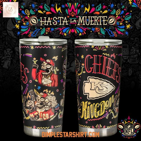 Kansas City Chiefs Hasta La Muerte Tumbler