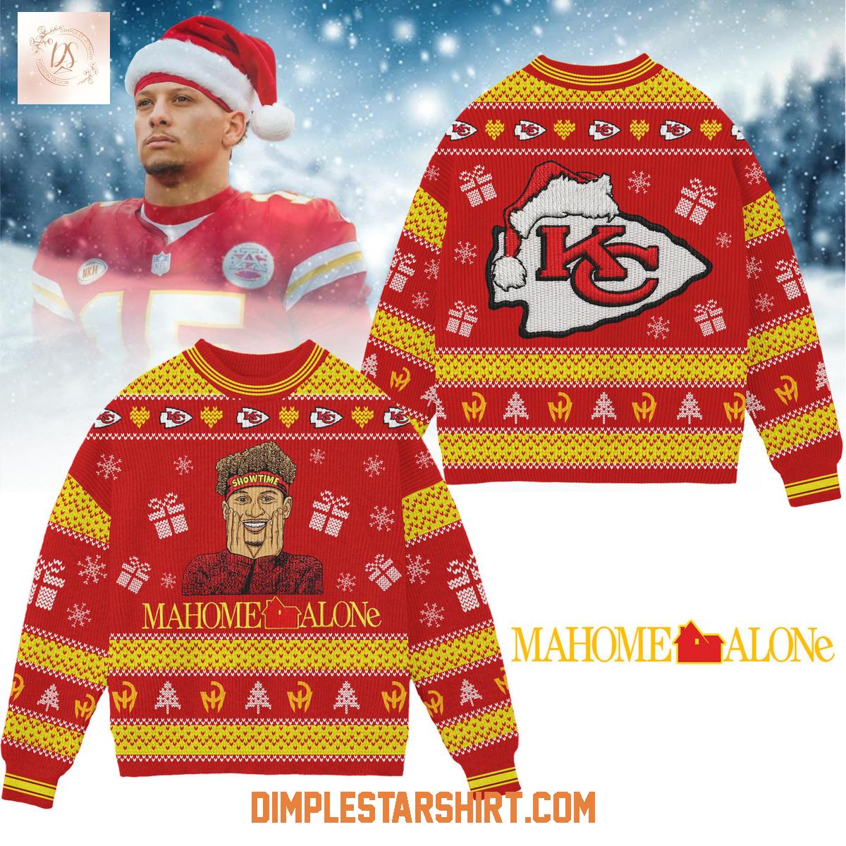 Kansas City Chiefs Mahome Alone Ugly Sweater Kansas City Chiefs Mahome Alone Ugly Sweater