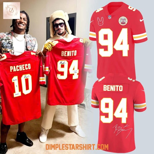 Kansas City Chiefs x Bad Bunny Football Jersey