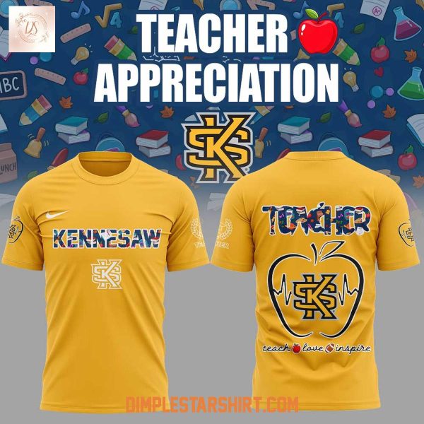 Kennesaw State Owls Teachers Appreciation 2025 Hoodie Shirt