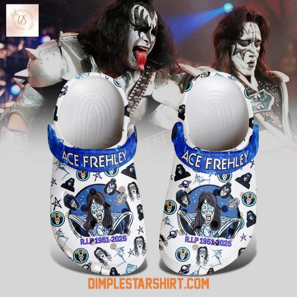 Kiss Ace Frehley Rip 1951 2025 Clogs Crocs