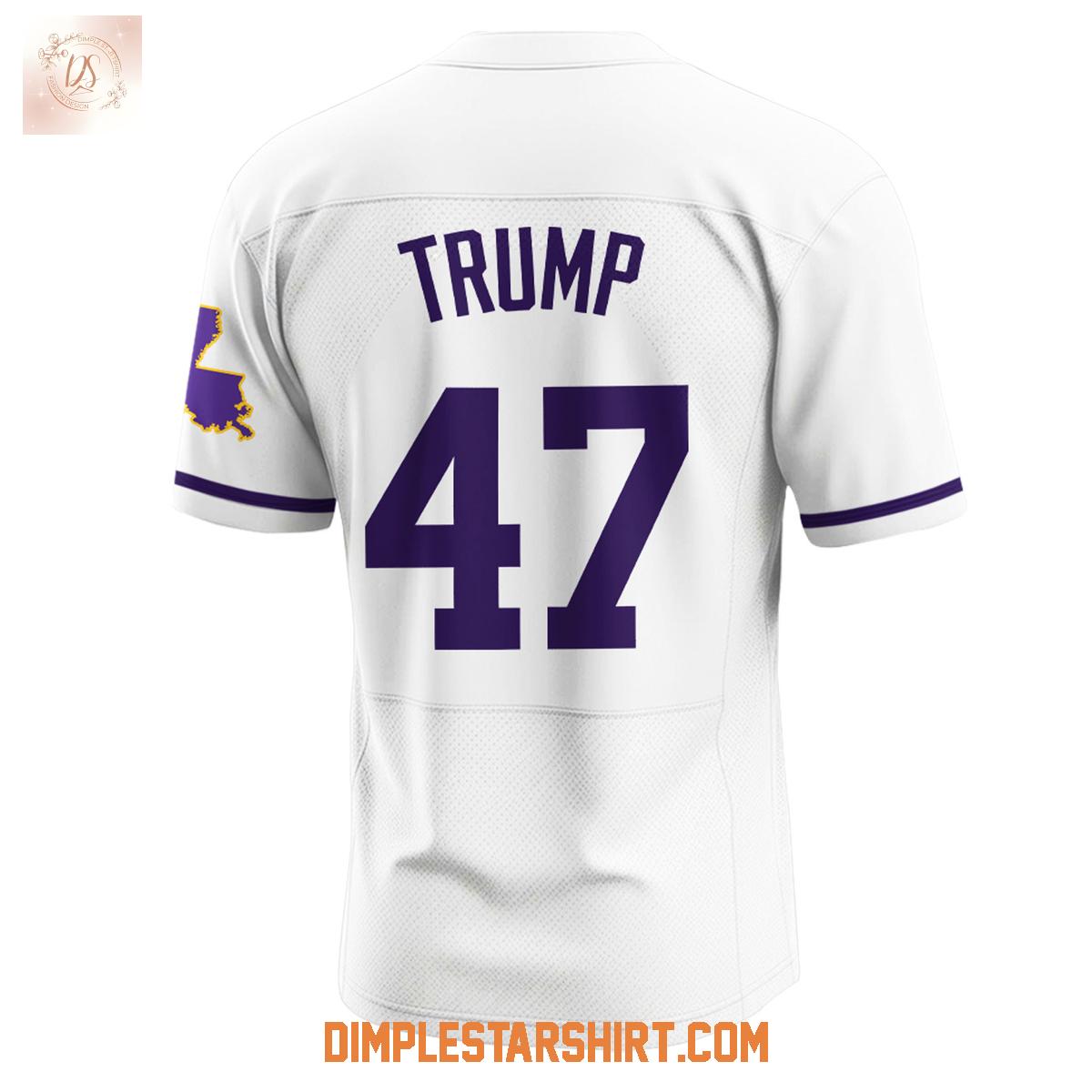 LSU Tigers x Trump White Football Jersey LSU Tigers x Trump White Football Jersey