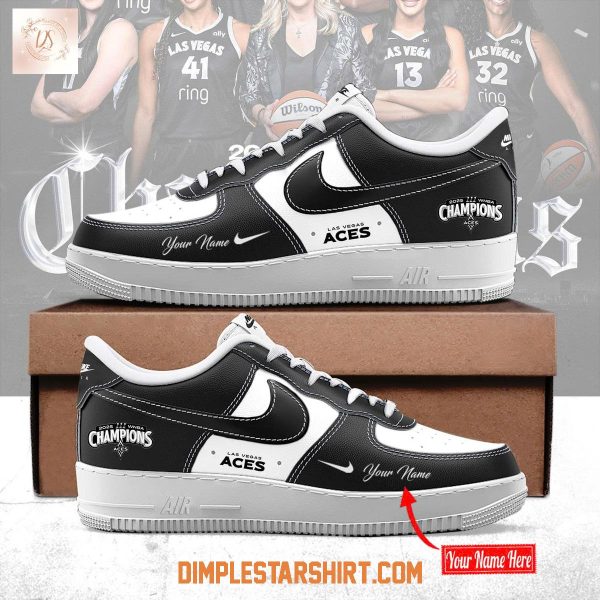 Las Vegas Aces 2025 WNBA Champions Air Force 1 Shoes