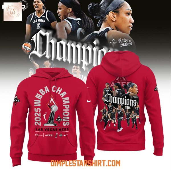 Las Vegas Aces 2025 WNBA Champions Hoodie Shirt