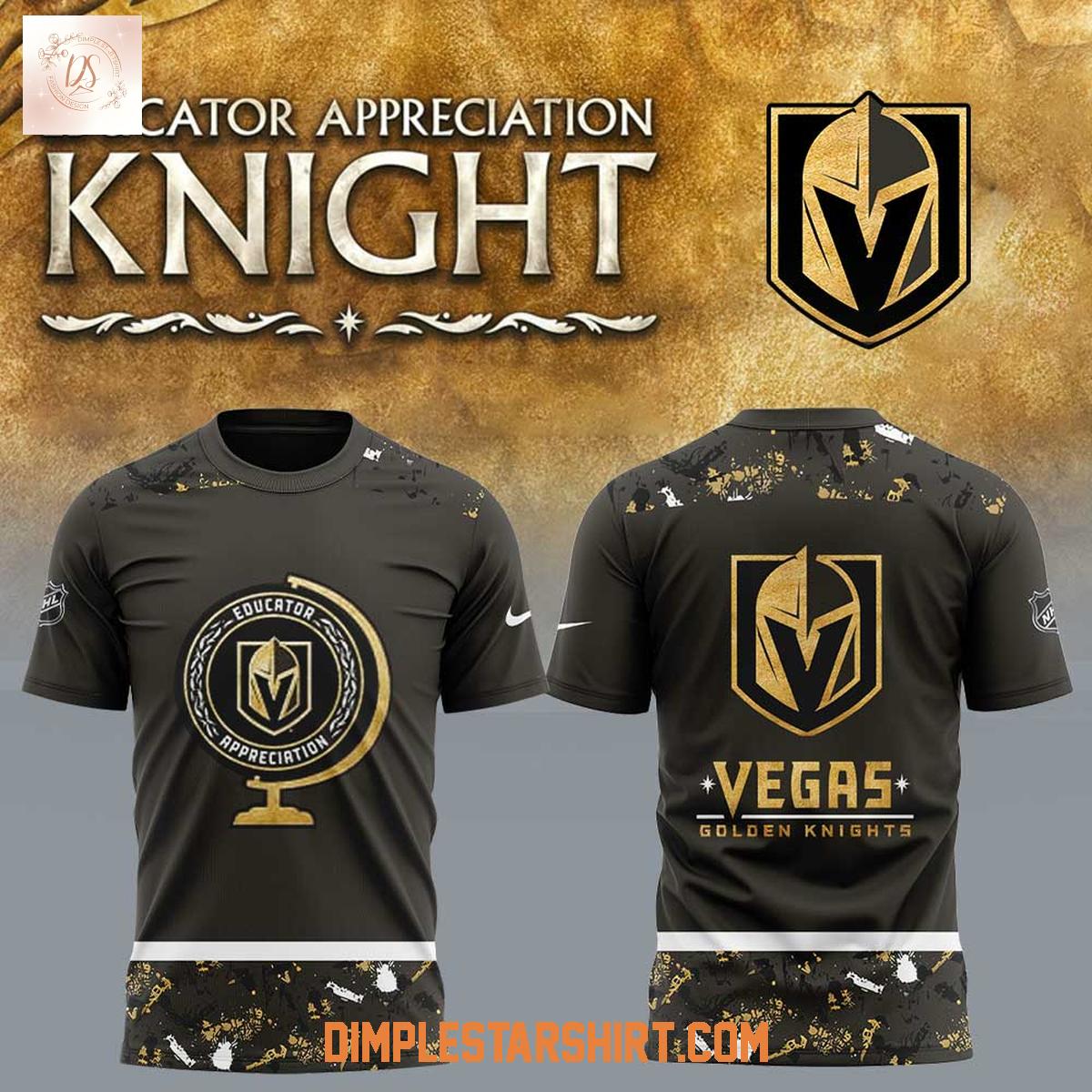 Las Vegas Knights Educator Appreciation Knight Hoodie Shirt Las Vegas Knights Educator Appreciation Knight Hoodie Shirt