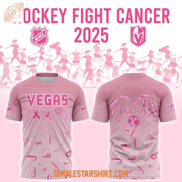 Las Vegas Knights Hockey Fight Cancer 2025 Hoodie Shirt