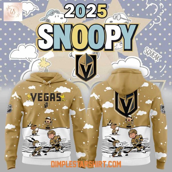 Las Vegas Knights Snoopy And Peanuts 2025 Hoodie Shirt