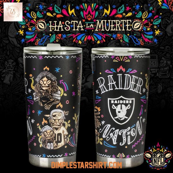 Las Vegas Raiders Hasta La Muerte Tumbler