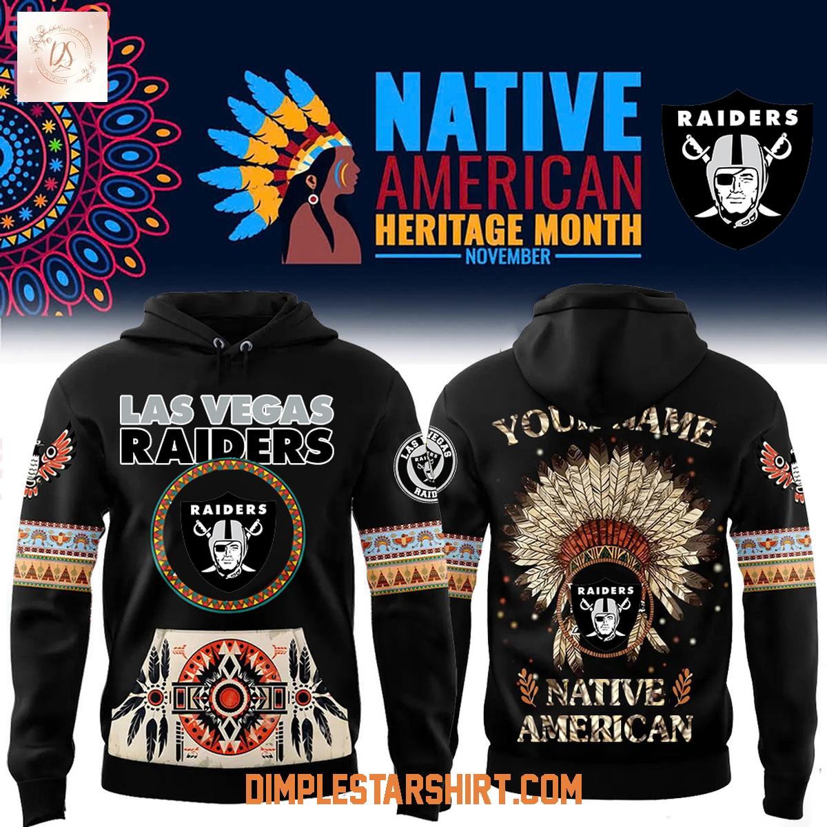 Las Vegas Raiders Native American Heritage Month 2025 Hoodie Shirt Las Vegas Raiders Native American Heritage Month 2025 Hoodie Shirt