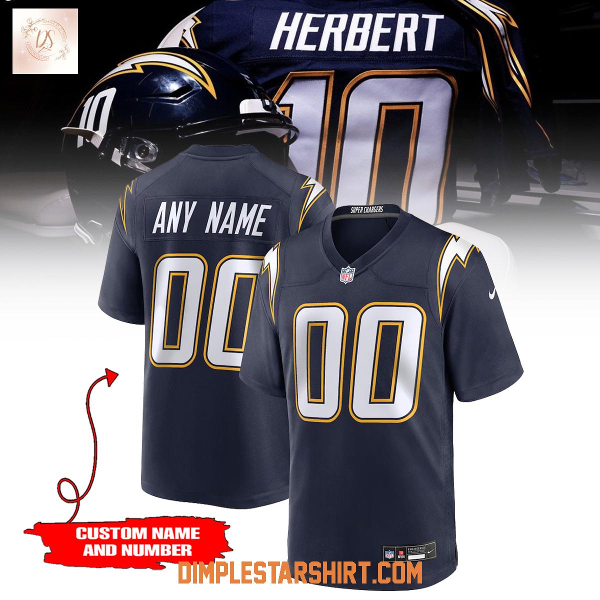 Los Angeles Chargers Super Chargers Football Jersey Los Angeles Chargers Super Chargers Football Jersey