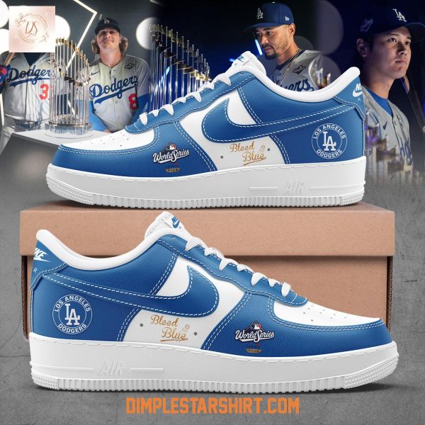 Los Angeles Dodgers 2025 World Series Air Force 1 Shoes